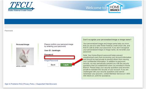 tinker federal online log in.